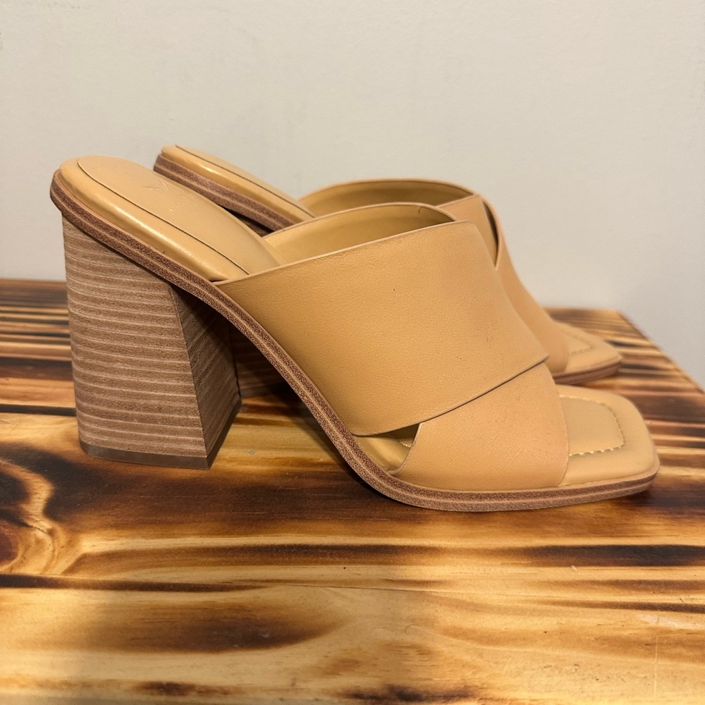 Marc Fisher Tan Heels with Sophisticated Design